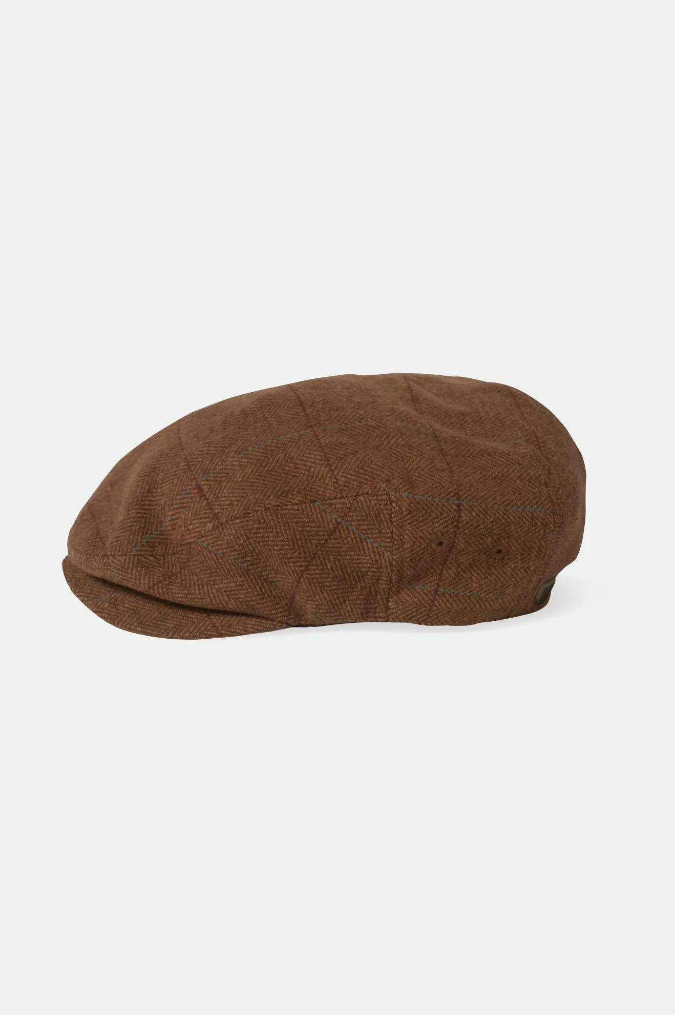 Hooligan Lightweight Flat Cap - Brown/Light Brown