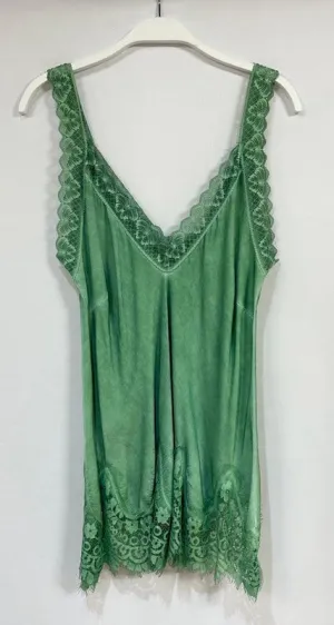 Lace Scalloped Tank Top