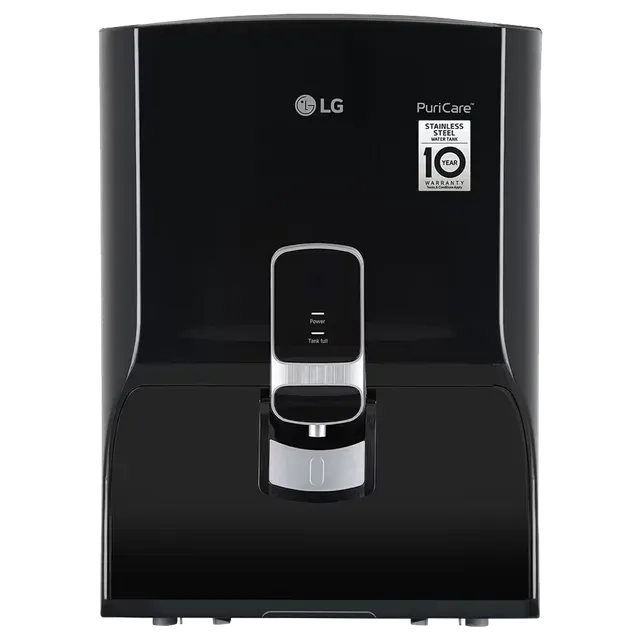LG WW131NP 8 Litre RO Water Purifier with Multi Stage Filtration (Solid Black)