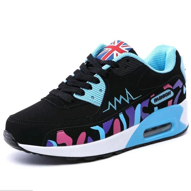 Trainers Breathable Leather Casual Flats Shoes